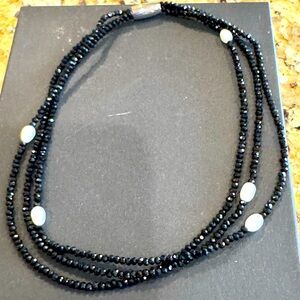 Elegant Cultured Pearl Crystal with Magnetic Clasp